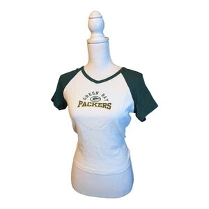 90s Green Bay Packers Crop Top T Shirt Vintage